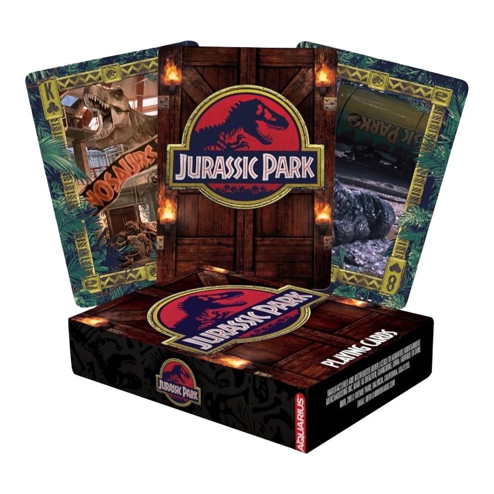 Jurassic Park Playing Cards x Aquarius 2022